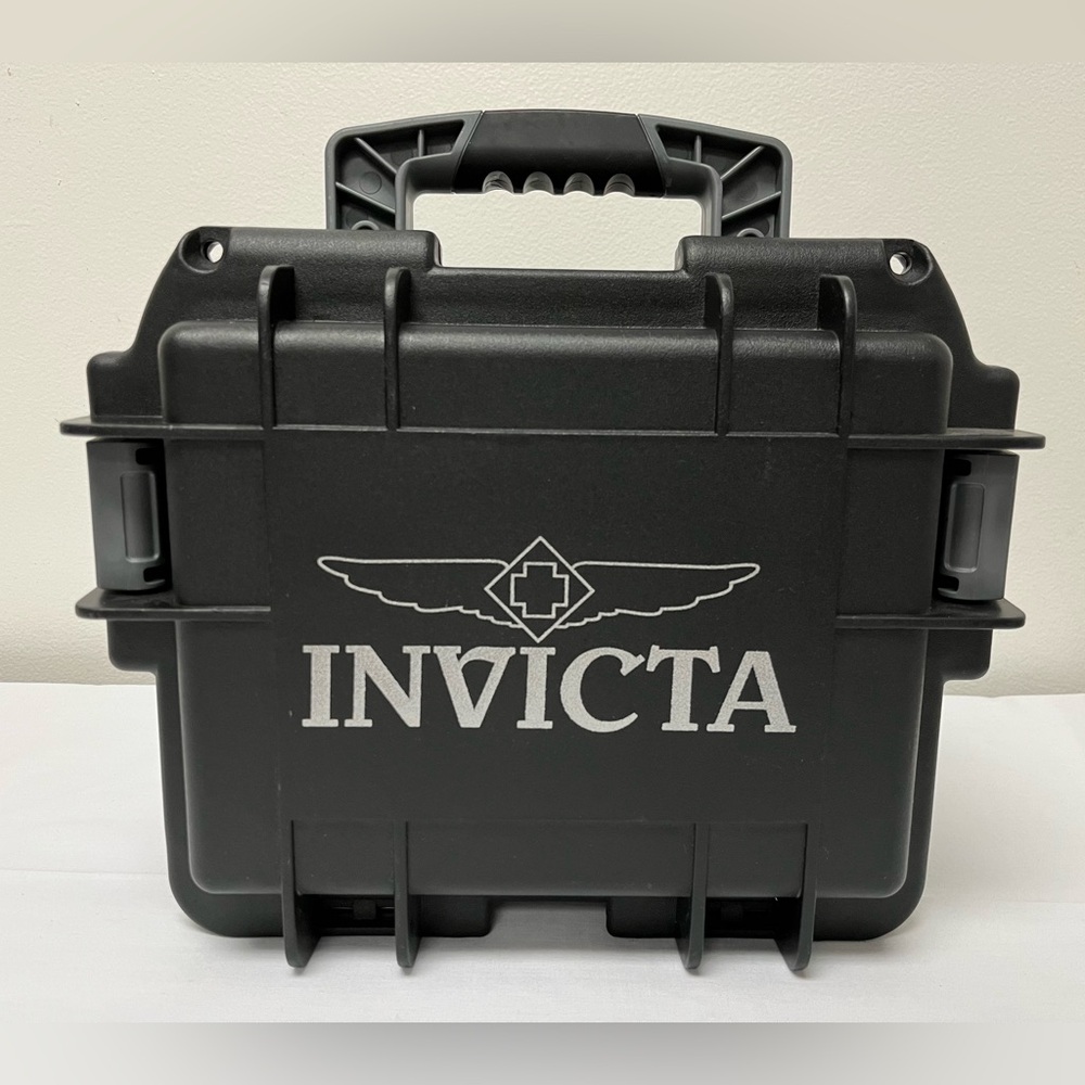 INVICTA 3-Slot Watch Dive Impact Waterproof Case BLACK